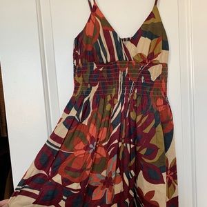 Colorful unique floral sundress